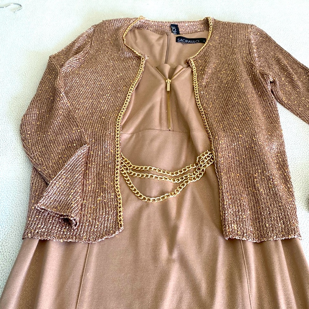 Sao Paulo - Ensemble: Dress & Cardigan